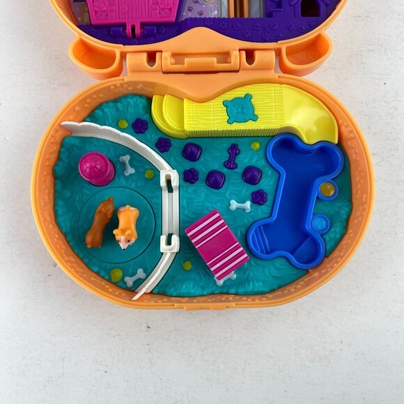 Polly Pocket Cute Corgi Puppy Dog Compact Open Close Kids Toy Pretend Play - Picture 6 of 16